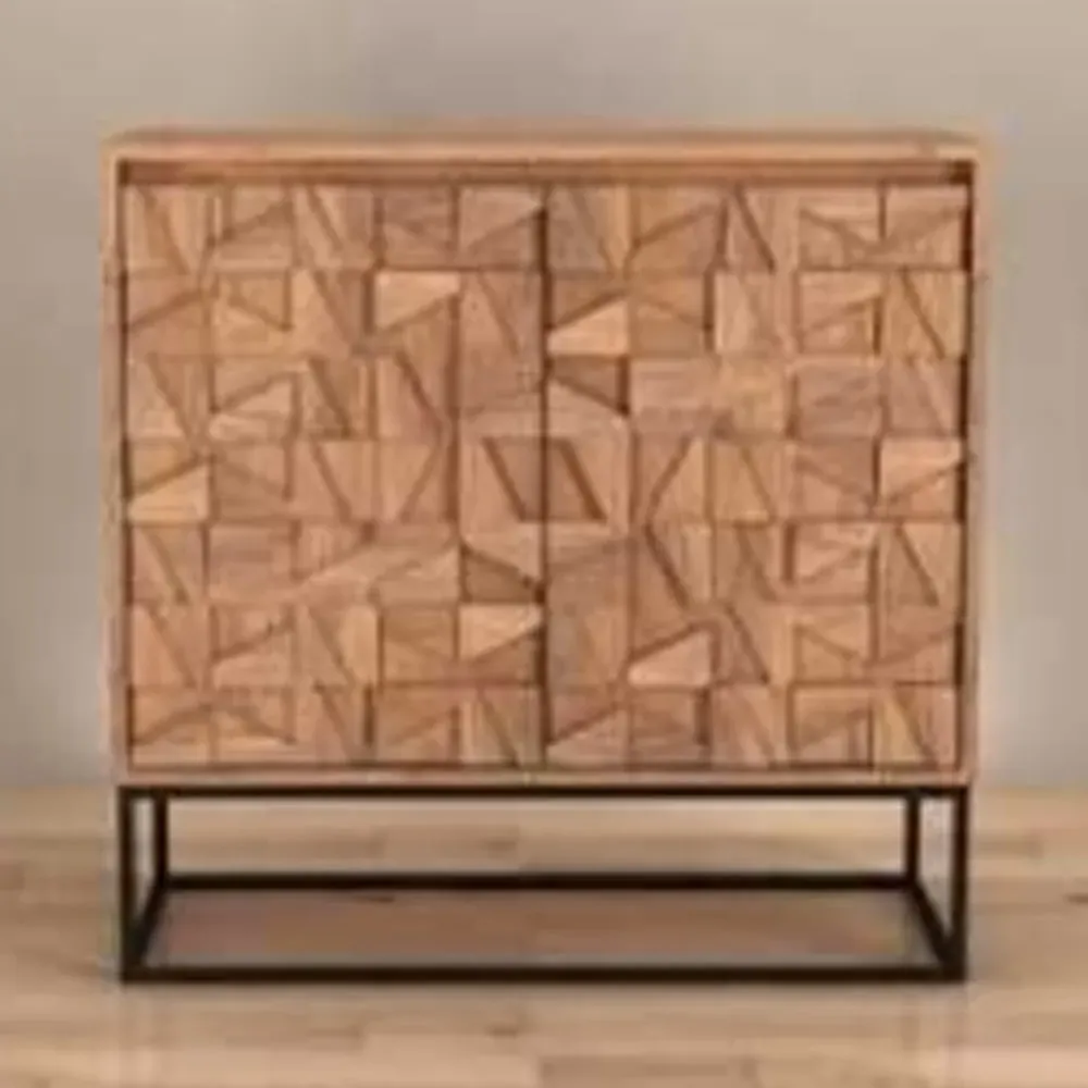 Accord Drinks Cabinet with 2 Doors - Oak