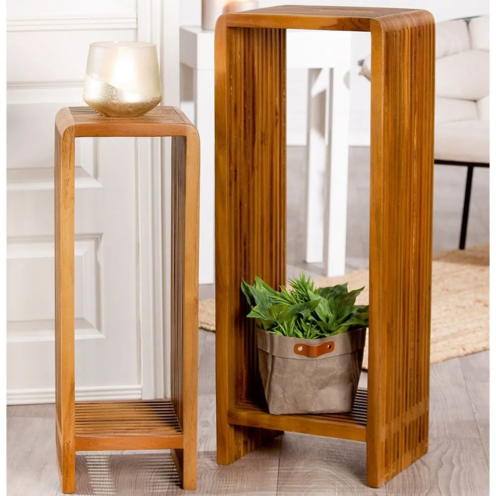 Accord Set of 2 Decorative Pillars - Natural, MDF product