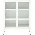 Accra Steel 2-Door Display Cabinet - White