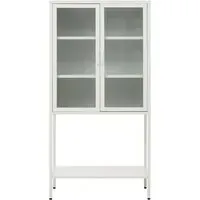 Accra Steel 2-Door Display Cabinet - White