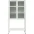 Accra Steel 2-Door Display Cabinet - White