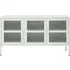 Accra Steel 3-Door Display Cabinet - White
