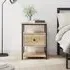 Achava Bedside Cabinet with Drawer - Sonoma Oak