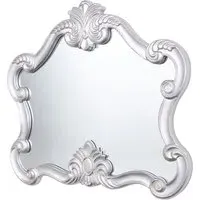 Acorn Wall Mirror - Silver