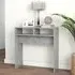 Acosta Console Table with 2 Shelves - Concrete Effect