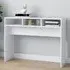 Acosta Console Table with 3 Shelves - White, Engineered Wood
