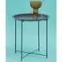 Acre Round Side Table - Grey, Metal