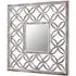Actora Lattice Frame Wall Mirror - Antique White