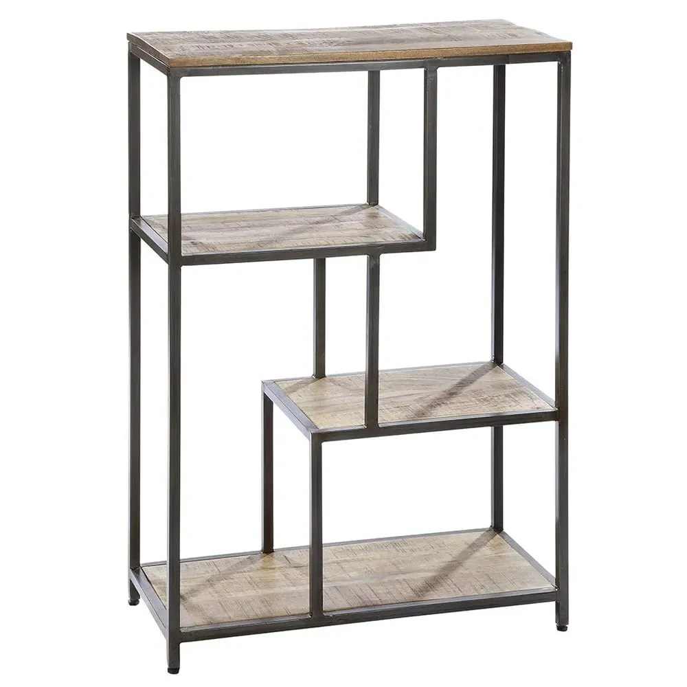 Adel Shelving Unit with Metal Frame - Natural image