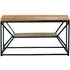 Adel TV Stand with Metal Frame - Natural, Wood