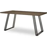 Adela Rectangular Dining Table - Light Brown