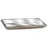Adeline Rectangular Distressed Mirrored Tray - Clear, Gold