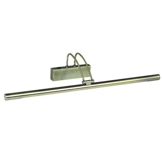 Adjustable Picture Light with Rocker Switch - Antique Brass image