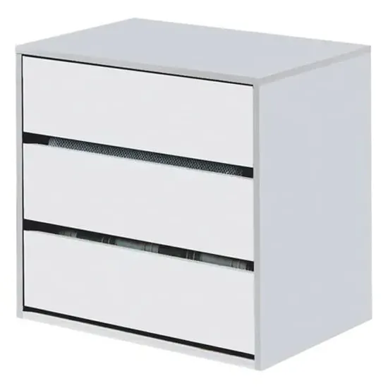 Adonia 3-Drawer Chest - White image