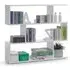 Adonia Wide Bookcase with 3 Tiers - White, MDF