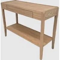 Adrian Rectangular Console Table with 1 Drawer - Natural