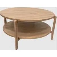 Adrian Round Coffee Table - Natural