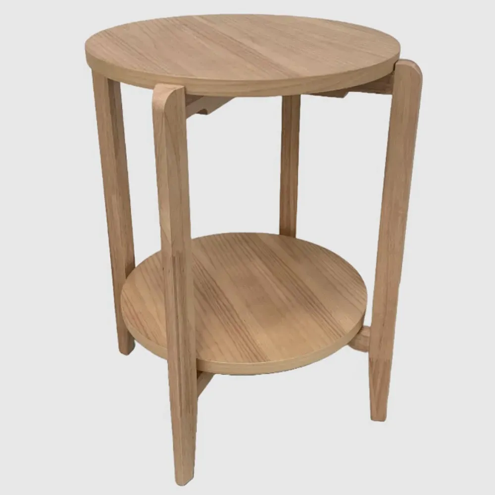 Adrian Round Side Table - Natural