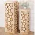 Adrian Set of 2 Decorative Pillars - Natural