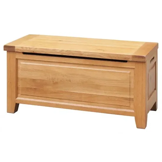 Adriel Blanket Box - Light Oak image