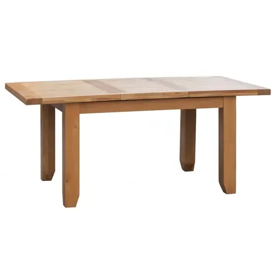 Adriel Small Extending Dining Table - Light Oak, MDF product