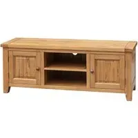 Adriel Straight TV Stand - Light Oak