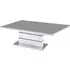 Aelia Rectangular Coffee Table - Grey, Glass
