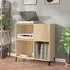 Aero Shelving Unit with Storage - Sonoma Oak