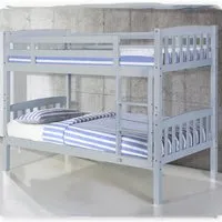 Aeryn Single Bunk Bed - Grey, MDF alternate view