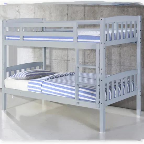 Aeryn Single Bunk Bed - Grey, MDF image