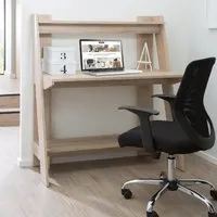 Afton Laptop Desk - Light Oak