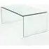Afya Glass Coffee Table - Clear