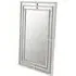 Agadir Rectangular Bathroom Mirror - Silver