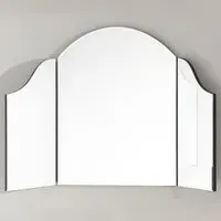 Agalia Dressing Table Mirror - Clear, Glass