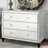 Agalia Mirrored Chest with 3 Drawers - Silver