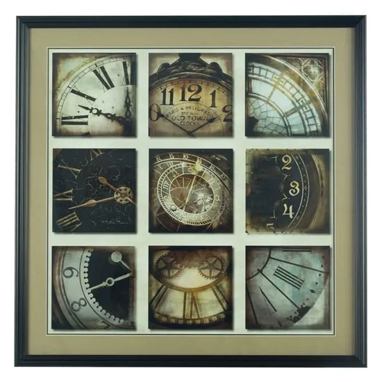 Agatiyo Framed Time Has Come Wall Art - Multi Coloured