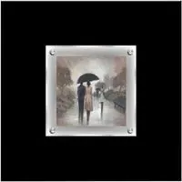 Agatiyo Rainy Day Couple Wall Art Frame - Multicolor