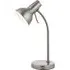 Agen Task Table Lamp with USB - Satin Nickel, Metal