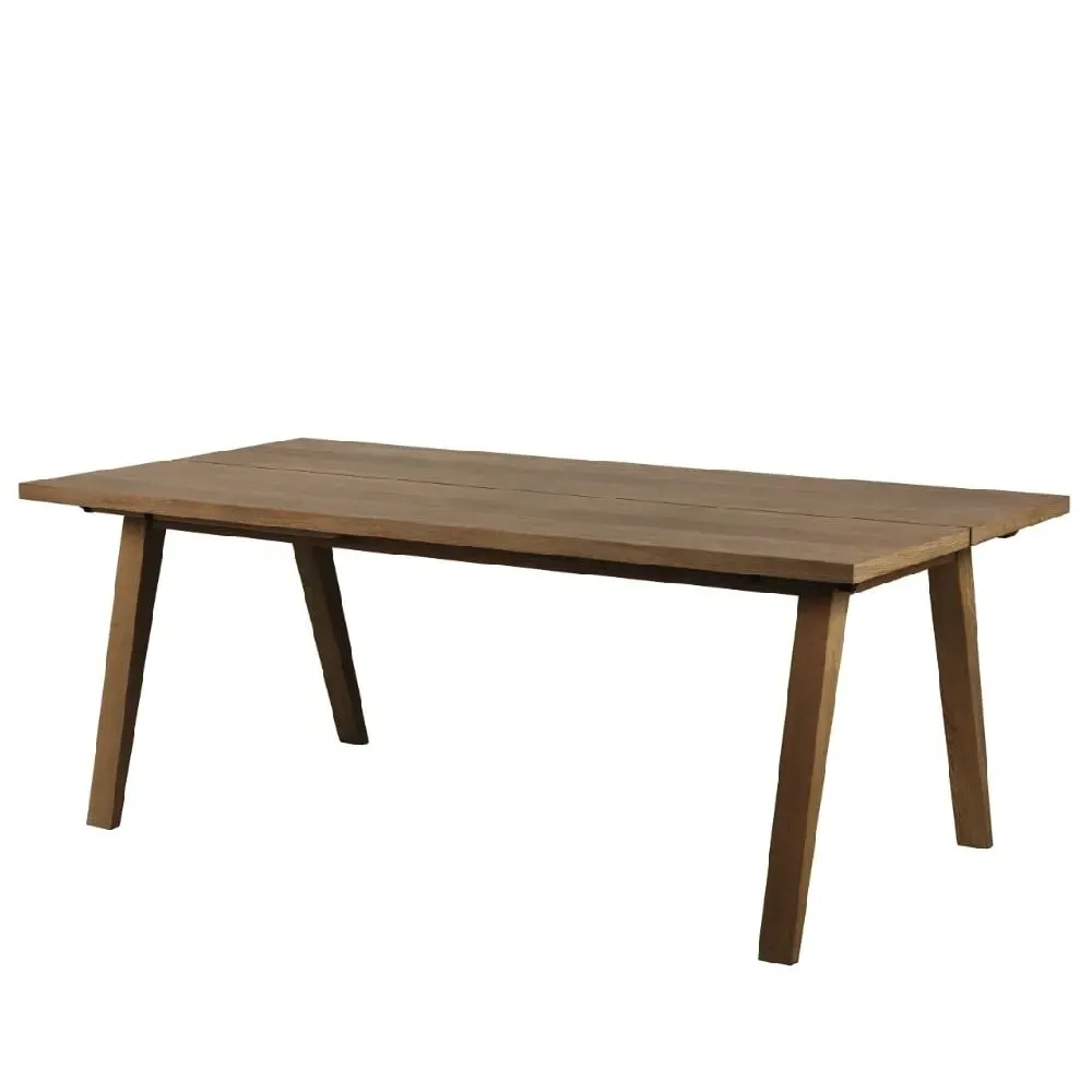 Agnano Rectangular Dining Table - Smoked Oak