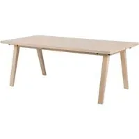 Agnano Rectangular Dining Table - White Oak