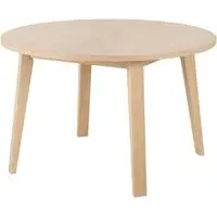 Agnano Round Coffee Table - White Oak