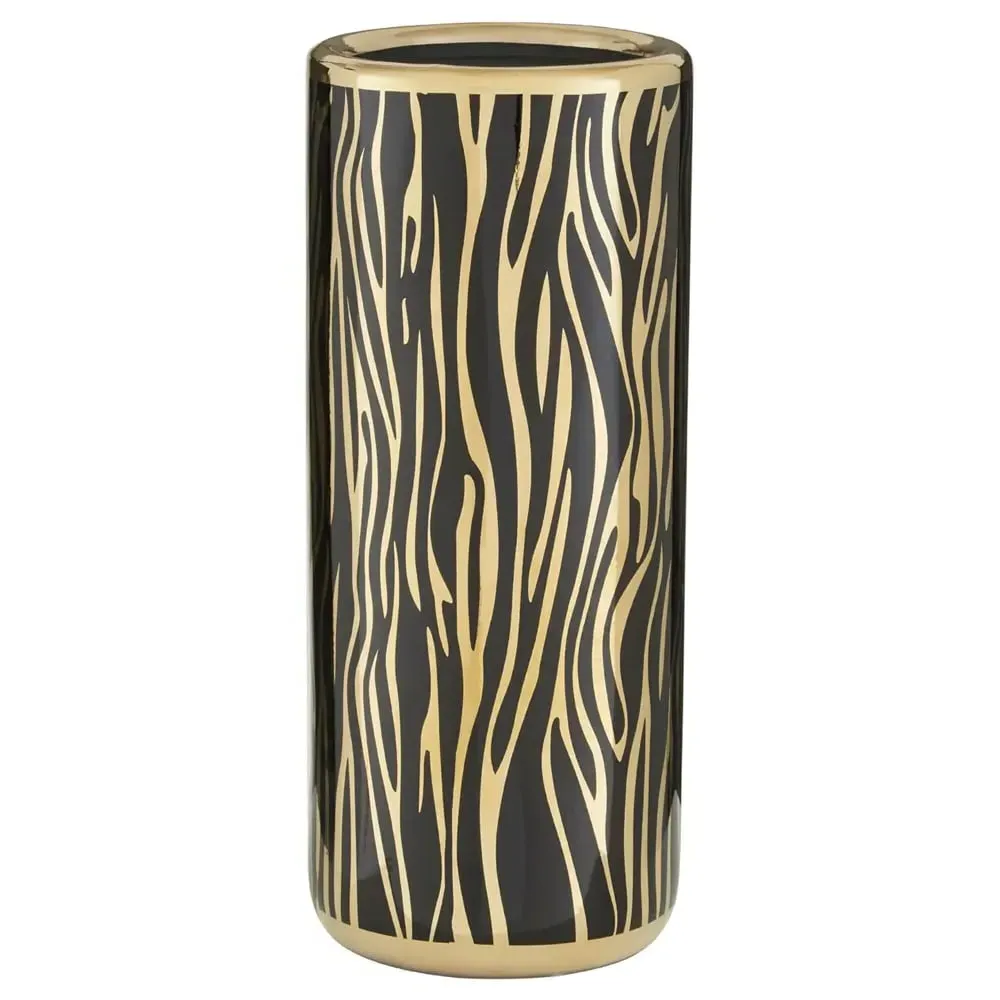 Aiken Ceramic Umbrella Stand - Gold, Black product