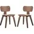 Aiken Dining Chairs In Pair - Walnut
