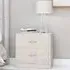 Aimo Bedside Cabinet with 2 Drawers - Concrete Effect