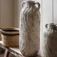 Airdrie Large Decorative Vase - Stone, Magnesium