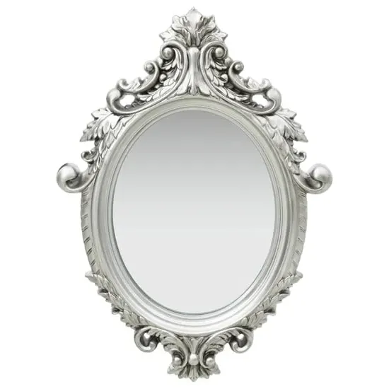 Airlia Castle Style Wall Mirror - Silver