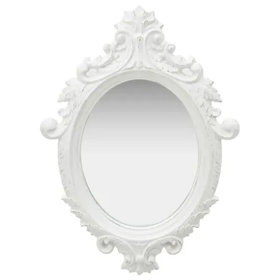 Airlia Castle Style Wall Mirror - White