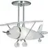 Airplane Pendant Light - Chrome, Acrylic Glass