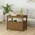Aitla Coffee Table with 2 Drawers - Honey Brown, Pine Wood