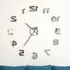 Akikta EVA 3D Wall Clock - High Gloss Silver